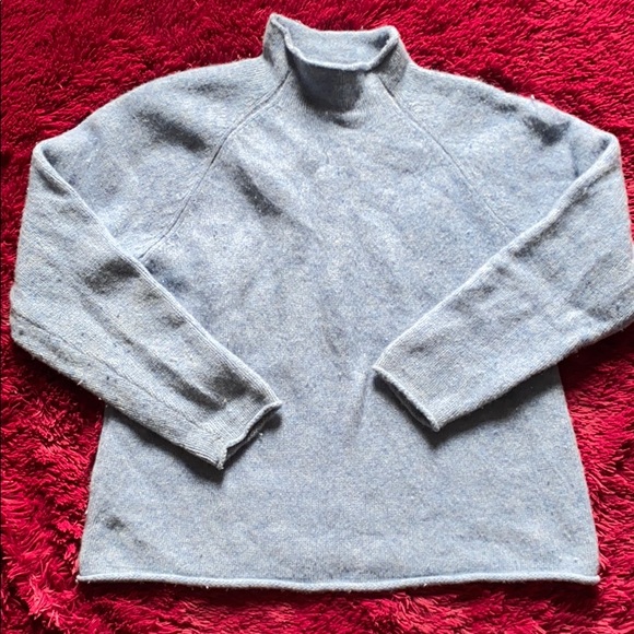 J. Crew Sweaters - J. Crew pale blue wool turtleneck sweater